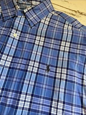 Men’s Ralph Lauren Polo plaid long sleeve button down